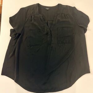 Torrid Black Harper Blouse with Pockets